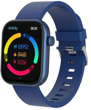 Denver SWC-185BU smartwatch e Orologio Sportivo 4,7 cm (1.85) AMOLED Digitale 390 x 450 Pixel Touch Screen Blu