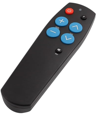 Namvo Universalfernbedienung, Einfache Fernsehfernbedienung für Senioren, Lernfernbedienung für TV, STB, DVD-Box, DVB