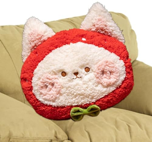 Uhngw Handwärmer-Muff, Plüsch-Handwärmer | Erdbeer-Katzenhand-Plüschkissen - Weiches Winterwärmerkissen, entzückendes Handplüschkissen für Damen und Herren