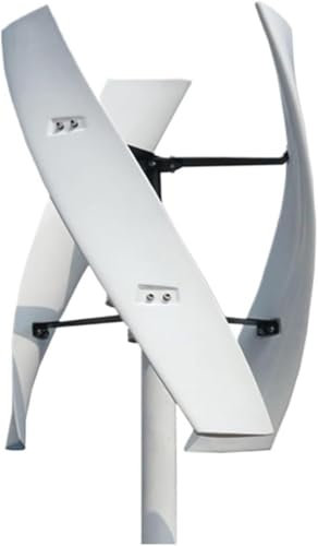 Generatore eolico a turbina eolica, 10 kW, 12 V, 24 V, 48 V, a basso rumore, turbina eolica a 3 pale, generatore di energia verticale senza mulino a vento (bianco, 12 V _ 10 KW)