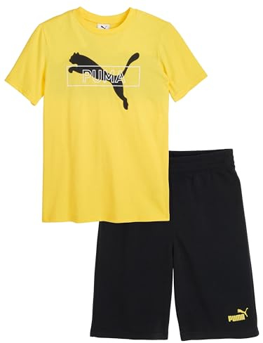 PUMA Boys' Clothing Set, Sunny Yellow, L