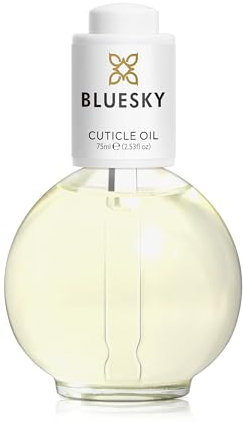 Bluesky Cuticle Oil for Nails, 75ml, Nourishing, Hydrating, Healthy Nails, Essential Hand and Nail Care, Nail Oil for Cuticles, Perfect for Salon Use