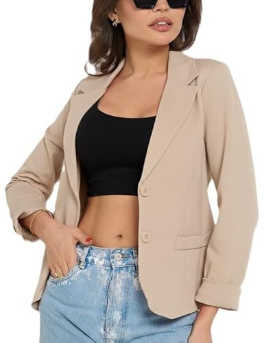 Ballandoro Blazer Donna Elegante Corto - Giacca Leggera Casual Elegante | Blazer Corto Cerimonia Jersey, Made in Italy, per Completo e Tailleur, Coprispalle Cardigan Giacchino Taglie Forti