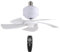 Piccola ventola di raffreddamento E27 Filo Ventilatore da soffitto 20W AC90-265V Ventilatore a lampadario a basso rumore per interni Telecomando Ventilatore elettrico