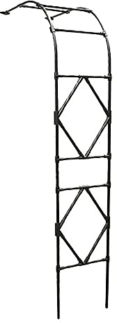 VGVSBG Demi-Jardin latéral, 2.4m, Chemin de Rose à moitié Contre Le Mur, tonnelle de Pergola pour Plantes d'extérieur, décor de fête