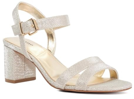 Dune London Ladies Wide Fit MADEFORLOVE Bridal Platform Heels Smart Sandals