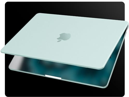 EooCoo für MacBook Air M5 13 Zoll Hülle M4 M3 M2 2026-2022 Matt Salbei
