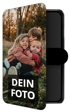 PhotoFancy® - Personalisierte Handyhülle für Apple iPhone 17e - Hülle mit Foto - Handyhülle selbst gestalten (Flipcase)