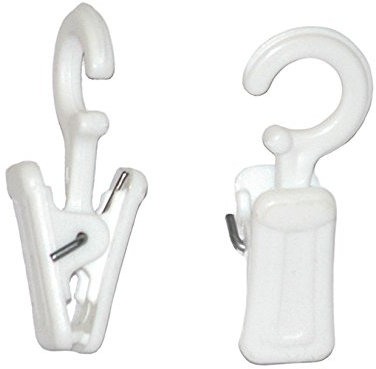 10 Gardinenrollen Gardinenröllchen Gardinenhaken (Vorhang Clips)