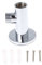 JOYKK Support à Ventouse Murale Bras de Douche Support de Bride Fixation Murale pour connecteur de Tuyau en Laiton - Argent