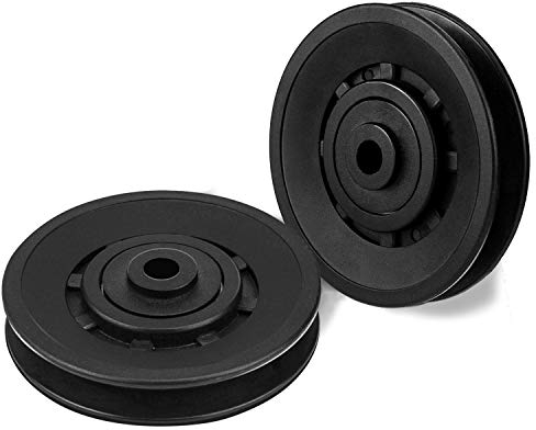 Zepofit 90mm Universallager Riemenscheibe Räder (2 Stück)