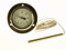 THERMIS Kapillar thermometer TTK2440 (0-120°C) | Temperaturanzeige mit 1500mm Sensor | Durchmesser 60mm | Anschluss von hinten | Thermometer Kapillar mit Front Flansch