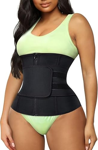 TrainingGirl Ceinture de maintien de taille pour femme, corset minceur, contrôle du ventre, ceinture de sudation pour le sport, gaine amincissante, gaine perte de poids