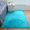 ZFHTAO Imitat Teppich Lammfellimitat Teppiche Kunstfell Schaffell Deko Fell Matte Anti Fusselbildung Flauschige Kuscheldecke Verschiedene Größen - Dunkelblau 50x100cm