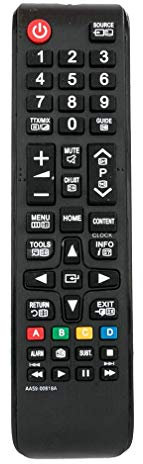VINABTY AA59-00818A Telecomando sostitutivo adatto per Samsung TV LED LCD FHD UA37D5000PJ UE22D5000NW UE37D5000PW UE32D5000PW UE32D4000NW UE32D5800VW UA32D5000PM UA32D5000PW UE27D5000NW multifunzione