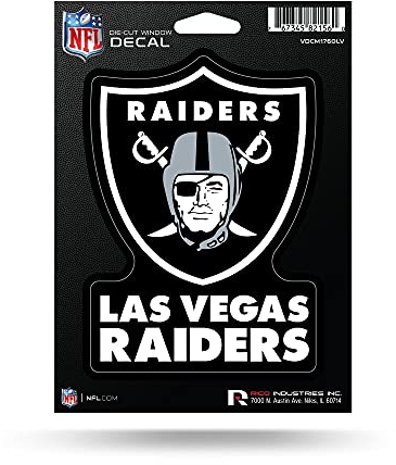 Rico Industries NFL Las Vegas Raiders Vinyl-Aufkleber, Decal, Sticker