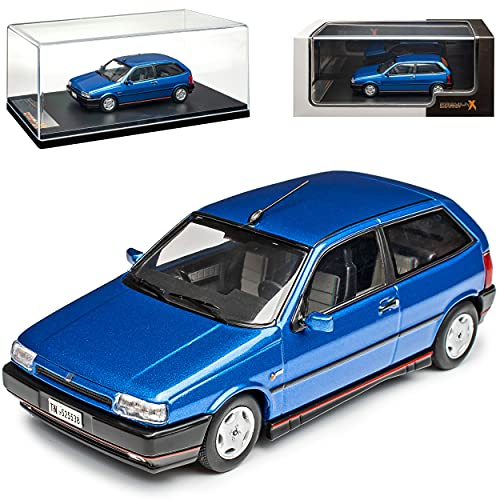 Ixo FIAT Tipo Typ 160 3 Türer Blau 1. Generation 1988-1995 1/43 Modell Auto
