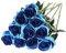 Nubry Artificial Silk Rose Flower Single Stem Lifelike Vintage Fake Rose for Wedding Bouquet Floral Arrangements Home Party Centerpiece Decoration, 10pcs (Vintage Royal Blue)