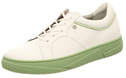 Wolky Comfort Schnürschuhe Pull - 30174 Leder Weiss/hellgrün - 37