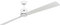 Ventilatore da soffitto Eco Neo III 180 WE, bianco/grigio chiaro