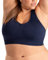 SHAPERMINT Sports Bras for Women - Workout Bras for Women, Plus Size Sports Bra, Workout Tops for Women High Support, Navy, 3X-Large
