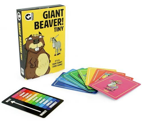 Ginger Fox Winziger Riesen-Biber! Kartenspiele, lustige Kartenspiele für Erwachsene, freche Erwachsenen-Gesellschaftsspiele für Familien-Spielabende, D