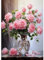 QENSPE 5D Diamond Painting Rosa Rose Diamant Painting Bilder DIY Full Diamond Art Set Erwachsene, Blumen Diamant Kunst Malerei Stickerei Set Kreuzstich Bilder Home Wand Dekor 30x40cm