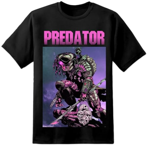 Predator Yautja Comic Style Herren T-Shirt Aliens Xenomorph