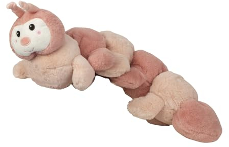 Kuscheltier Rosa Raupe Plüsch 60 cm Plüschtier Tausendfüssler