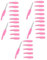 minkissy 5sets Mini Nail Files Set Metal Fingernail Files Nail Buffer and Clier for Travel 6pcs*5