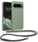 kwmobile Custodia Compatibile con Google Pixel 9 / Pixel 9 Pro Cover - Back Case in Silicone TPU - Protezione Smartphone con Cordino - verde grigio