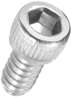 Kozelo Lot de 50 vis à six pans creux – [#6-32 x 3/16] UNC 304 en acier inoxydable pour moteur électrique impression 3D ventilateur moteur remplacement moteur utilisation remplacement argent