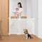 Nobleza - Treppenschutzgitter Türschutzgitter Ausziehbar 0-180CM, Ausziehbares Baby Schutzgitter, für Kinder,Katzen und Hunde,Geeignet für Innen Außenbereich, Weiß
