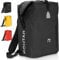 LOFERMA Fahrradtasche 18L – wasserdichte Gepäckträgertasche & Rucksack zum Umhängen | Ideal für Pendler, Touren & Alltag | Reflektierende Details & Robuste Verarbeitung (Schwarz)