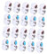 CAXUSD Mini Astronaut Ornaments Tumbler Toys 30pcs Children's Party Decoration Desktop Decor