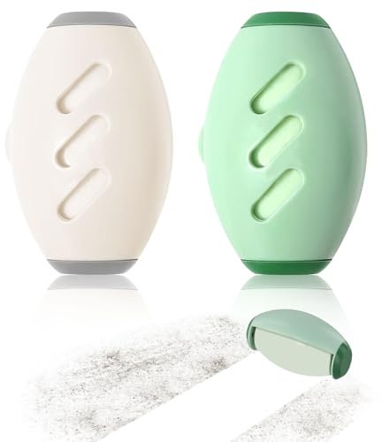 2 Stück Fusselrolle Wiederverwendbar, Wiederverwendbare Fusselrolle, Waschbare Klebrige Gel Fusselrolle Ball, Wiederverwendbarer Klebriger Gel-Ball, für Tierhaare, Kleidung, Betten, Sofas, Teppiche