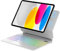 IVEOPPE Clavier pour iPad 11ème Génération (A16) 11 2025/iPad 10ème Génération 10.9” 2022, Magnétique Ultra-Mince Détachable avec Multi-Touch Trackpad Rétro-éclairé, Français AZERTY, Blanc