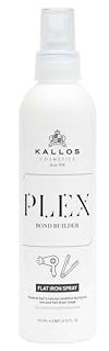 Kallos Plex Bond Builder Glätteisenspray mit veganem Protein- und Peptidkomplex, 200 ml