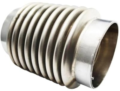 Endrohrblenden 1 STÜCKE Auto Auspuff Flexibles Rohr Auspuff Flex Anschluss Rohr Faltenbalg Universal Langlebig Edelstahl Einlass 51mm 63mm 76mm Auto Auspuffblende(Inlet 76mm)