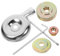 Toyvian 6Pièces Kit de Coupe Adaptateur de Lame pour Débroussailleuse et Tondeuse à Gazon Ajustement pour Entretien de Jardin