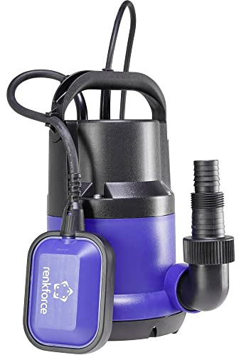 Renkforce 1519492 Klarwasser-Tauchpumpe mit Schutzkontaktstecker 6000 l/h 6 m