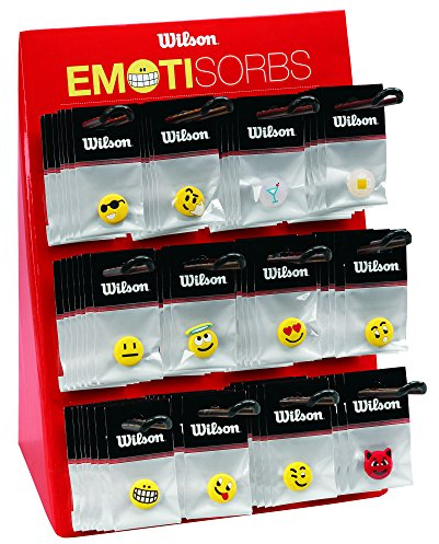 Wilson Display für Emoticon-Vibrationsdämpfer, Emotisorb V2DS, schwarz, WRZ538800