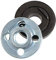 Oulensy 2Pcs / Set Winkelschleifer Ersatzteil Innen Außen Flansch Set passend für Makita Drop Ship