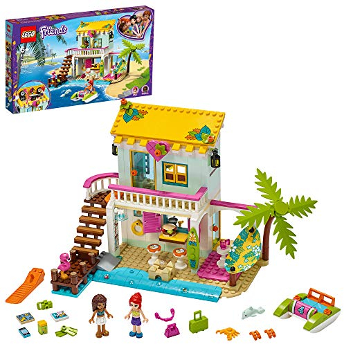 LEGO Friends Beach House 41428 Building Kit; Sparks Hours of Summer Adventure Play, New 2020 (444 Pieces)