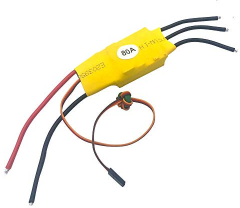 Nuofan 80A ESC 2-6S Lipo Brushless ESC Geschwindigkeitsregler für RC FPV Flugzeug Hubschrauber Drohne