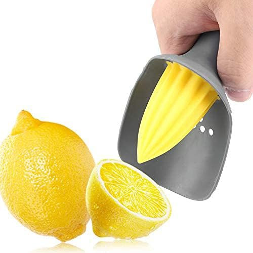 Orangensaftpresse Fruchtsaftpresse, Manuelle Zitruspresse Zitronenpresse Orangenpresse Limettenpresse Mit Auffangschale, Zitronenpresse Mit Spritzschutz Und Kernauffänger