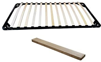 IZTOSS Sommier à Lattes 90x190CM en Bois sans Pieds, Support de Matelas pour Cadre de Lit, Montage Simple (90x190CM)