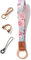 SENLLY Porte-clé Clef Bracelet Lanière tour de Poignet Cordon Strap avec Metal Ring et Cuir Véritable, Idéale Pour clés, porte badges, téléphone portable, ID Card Holder