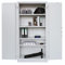 Schrank & Stuhl Sicherheitsschrank | Feuerschutzschrank | Dokumentenschrank 195x95x55, Grau