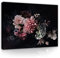 WallArena - Leinwand Bilder - Blumen Schwarz Blume Natur - 120x80 cm Leinwandbilder - Bild auf leinwand - Wandbild XXL groß Wandbilder für Wohnzimmer Schlafzimmer Wohnzimmerbilder Modern
